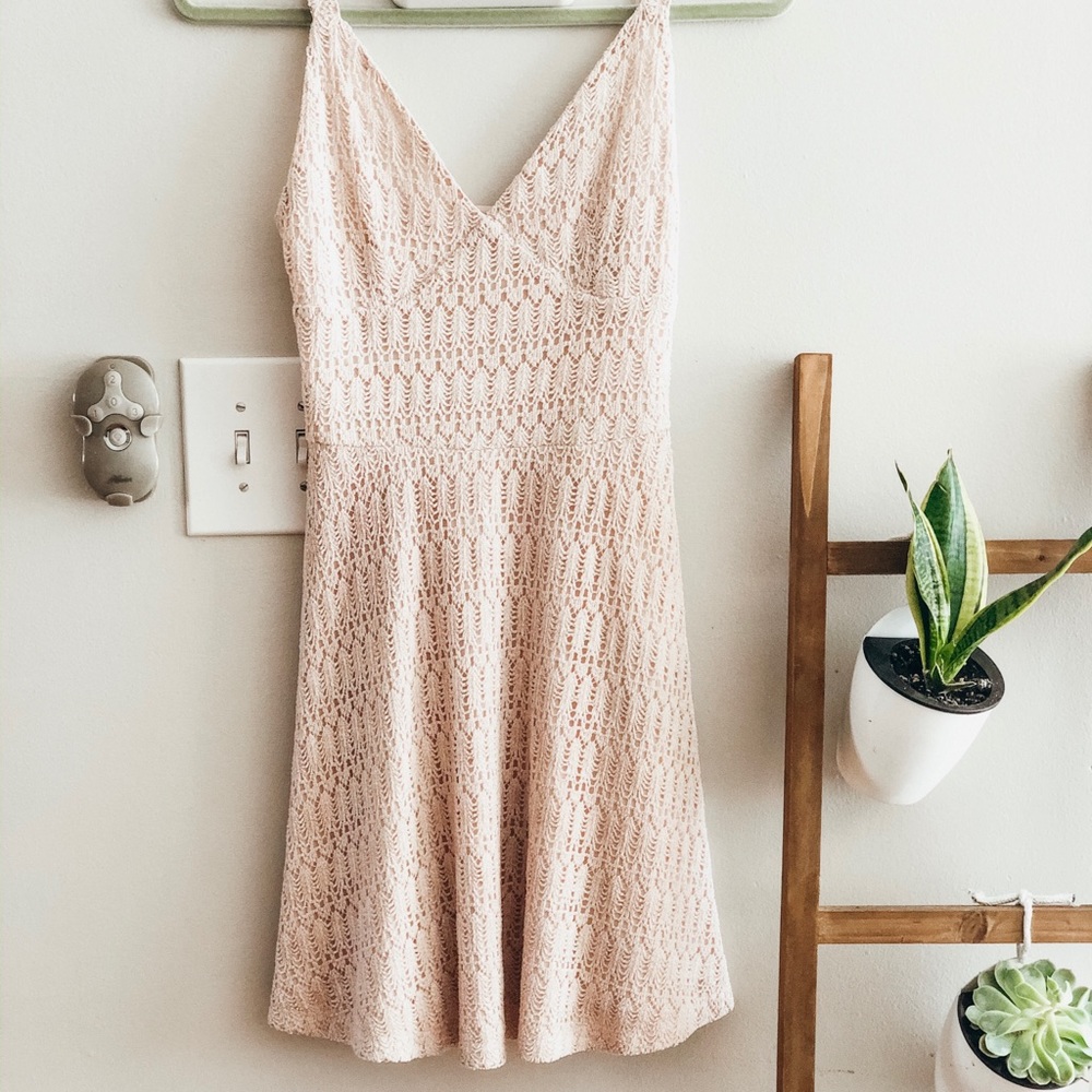 Charlotte Russe crochet summer dress Sz S